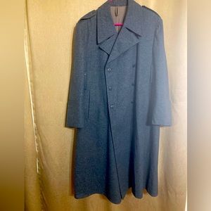 Swiss Army Wool Coat Surplus Very Clean